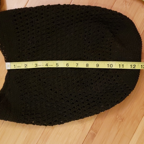 Black crochet purse bucket style - Picture 6 of 10